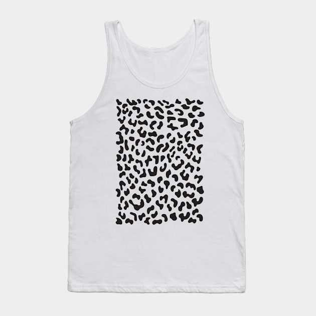 Fierce black and white, cats allover, wildcat, BoomBoomInk Tank Top by BoomBoomInk